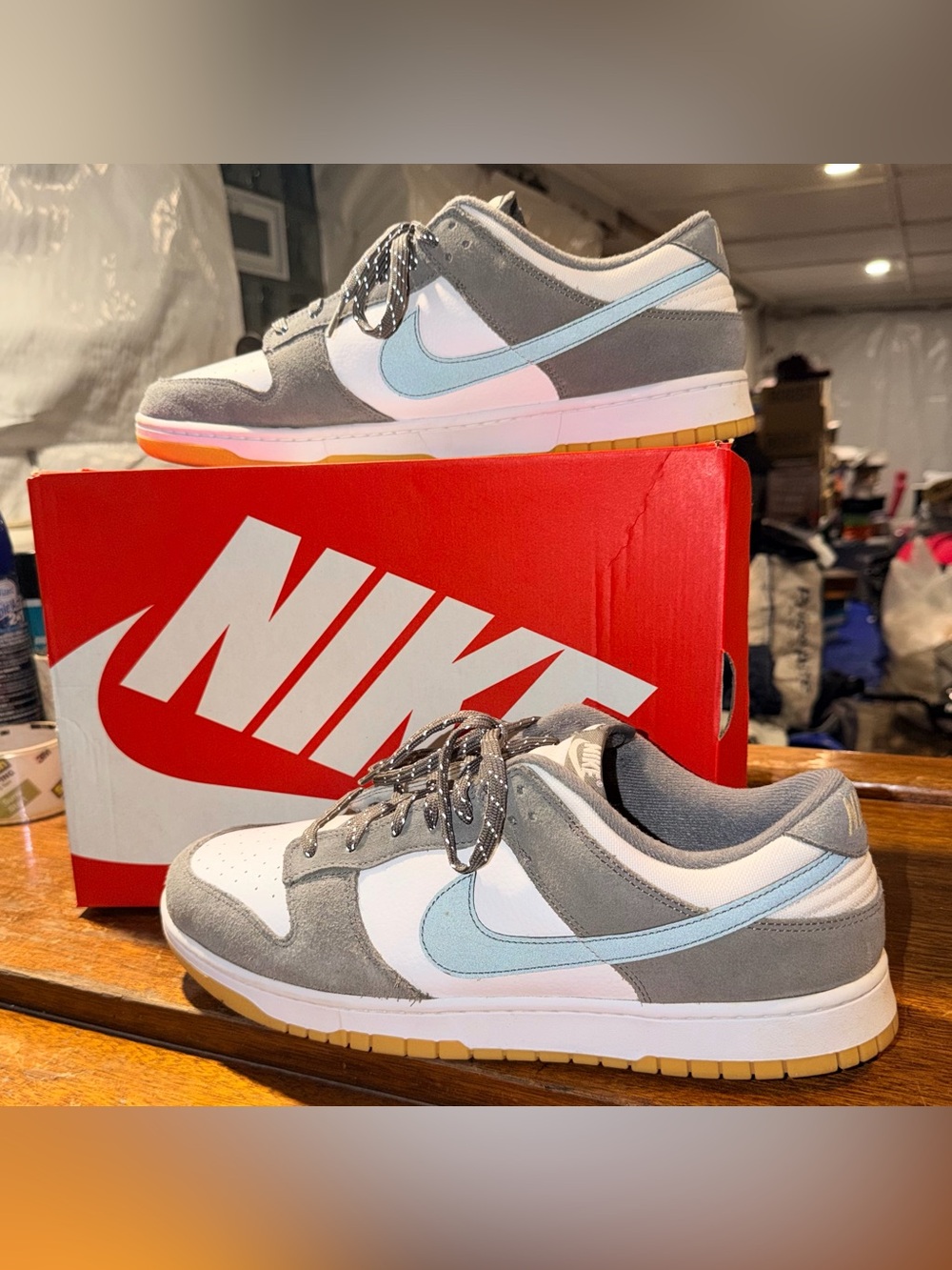 Size 15 - Nike Dunk Low Smoke Grey Gum